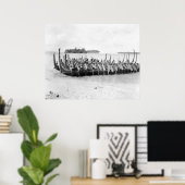 Solomon Islands War Canoe, 1922 Poster (Thuiskantoor)