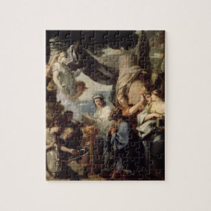 Solomon offert de idols op legpuzzel
