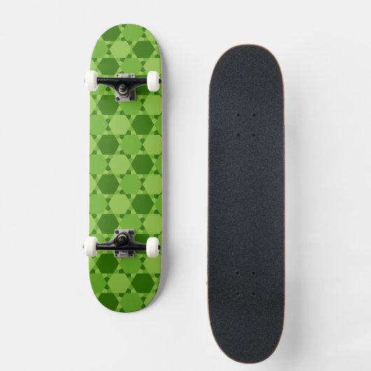 Solomon Seal Star van David Optical Illusion Skateboard (Voorkant)