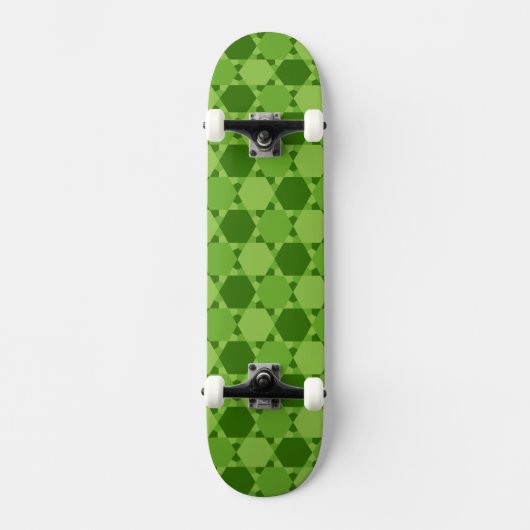 Solomon Seal Star van David Optical Illusion Skateboard (Voorkant)