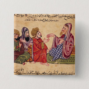 Solon Teaching Vierkante Button 5,1 Cm