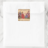 Solon Teaching Vierkante Sticker (Tas)
