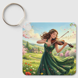 Soloviolist Sleutelhanger