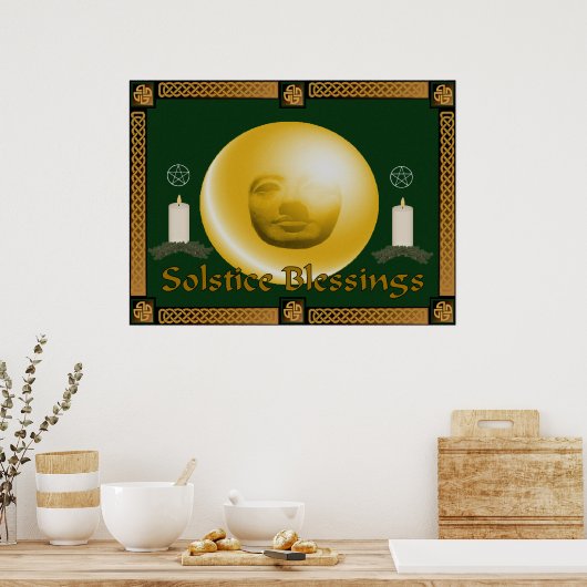Solstice Blessings Poster (Keuken)