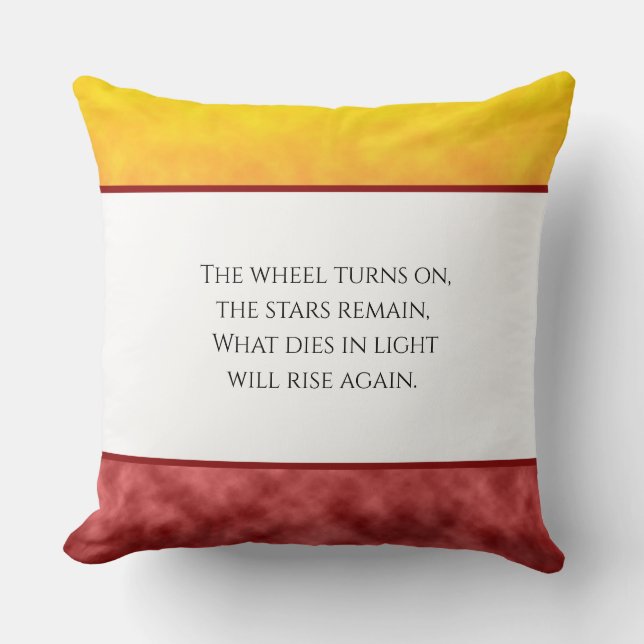 Solstice Bloom Kussen (Voorkant)