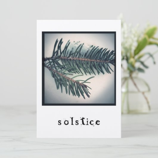 Solstice - Carte de vacances (Debout devant)