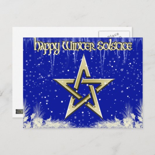 Solstice d'hiver 2 carte postale (Devant / Derrière)