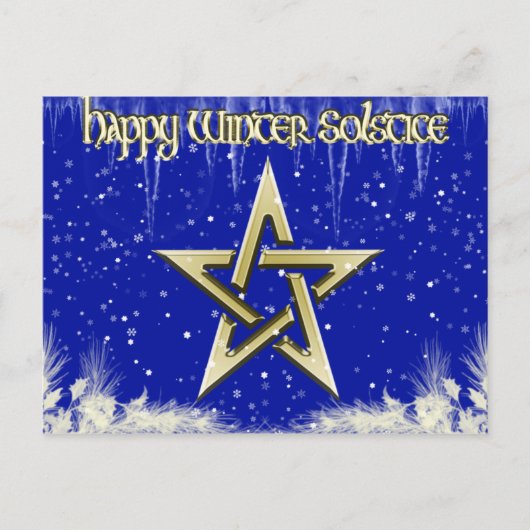 Solstice d'hiver 2 carte postale (Devant)