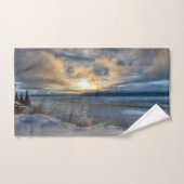 Solstice d'hiver Turnagain Arme (Serviette à main)