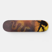 Solstice Kookaburra Silhouette Hemelse Slang Skateboard (Horizontaal)