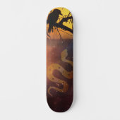 Solstice Kookaburra Silhouette Hemelse Slang Skateboard (Voorkant)