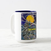 Solstice Moon 15oz ALASKA mok met twee toonaangeve (Voorkant links)