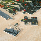 Solstice Spruce Gepersonaliseerde Kerstmis Legpuzzel (Zijkant)