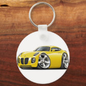 Solstice Yellow Car Sleutelhanger (Voorkant)