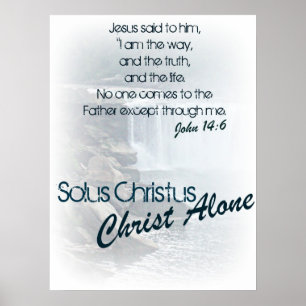 Solus Christus Poster