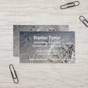 Solutions Concret & Cement Carte de visite personn