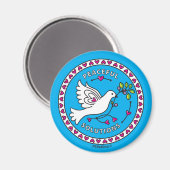 Solutions pacifiques 1_Round Magnet 2,25 pouces (Recto/Verso)