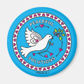 Solutions pacifiques 1_Round Magnet 2,25 pouces (Devant)