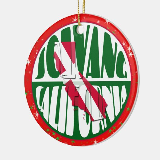 Solvang CA Danois Ornement de Noël Américain (Gauche)