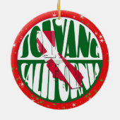 Solvang CA Danois Ornement de Noël Américain (Dos)