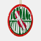 Solvang CA Deens Amerikaans Kerst Ornament (Rechts)