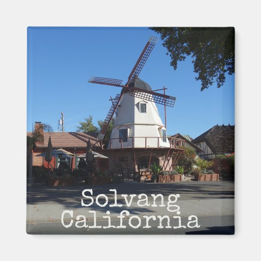 Solvang California Magnet Magneet (Voorkant)