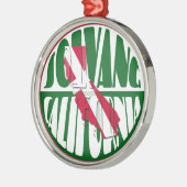 Solvang California Metalen Ornament (Links)