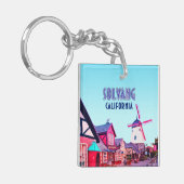 Solvang Danish Downtown California  Sleutelhanger (Voorkant Links)