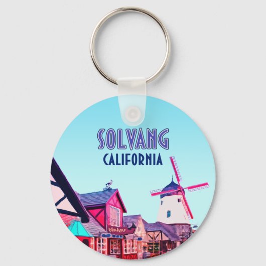 Solvang Danish Downtown California  Sleutelhanger (Voorkant)