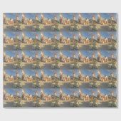 Solvang Windmill Uitzicht Cadeaupapier (Vlak)