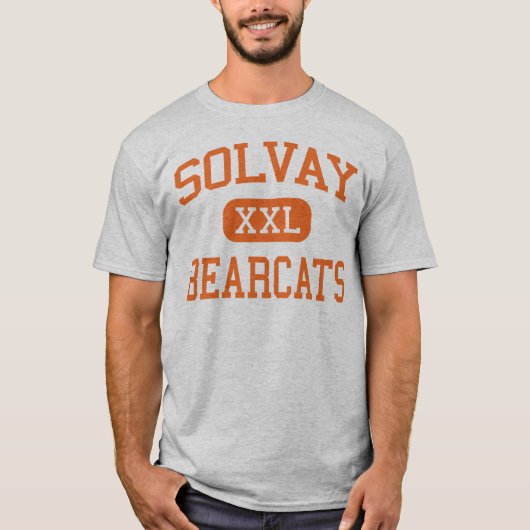 Solvay - Bearcats - High School - Solvay New York T-shirt (Voorkant)