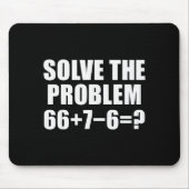 Solve The Problem 67 Meme Six Seven Elementary Mat Muismat (Voorkant)