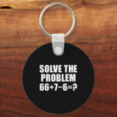 Solve The Problem 67 Meme Six Seven Elementary Mat Sleutelhanger (Voorkant)