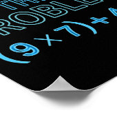 Solve The Problem Do The Math 67 Meme Funny Teache Poster (Hoek)
