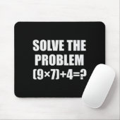 Solve The Problem Funny 67 Meme Brainrot Math Teac Muismat (Met muis)