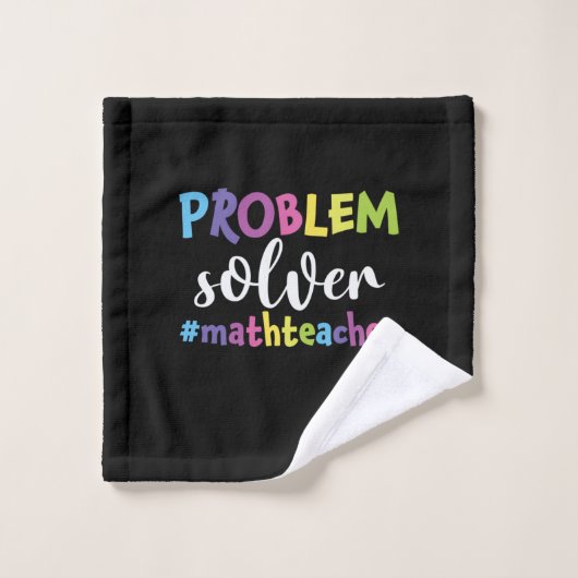 Solveur du problème de l'enseignant en mathématiqu (Gant de toilette)