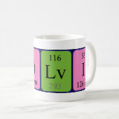 Sölvi nom de table périodique mug (Devant droit)