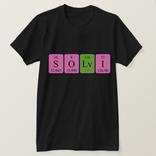 Sölvi periodiek shirt (Design voorkant)