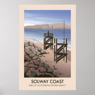 Solway Coast AONB Reisposter Poster