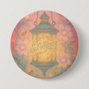 Solwhimsy Logo Speld Collectie 1 Ronde Button 7,6 Cm