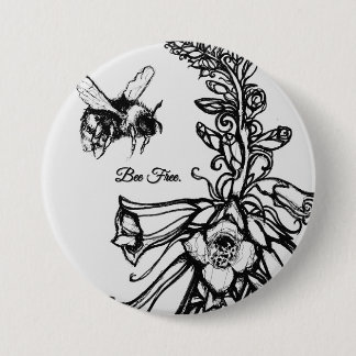 Solwhimsy Voor de Bijencollectie 1 Ronde Button 7,6 Cm