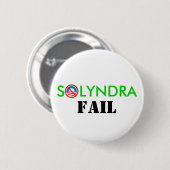 Solyndra FAIL Ronde Button 5,7 Cm (Voorkant /achterkant)
