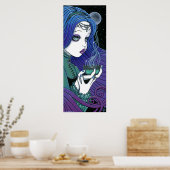"Soma" Celestial Moon Ritual Fae Poster (Keuken)