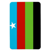 Somali Bantu Liberation Movement Flag Magneet (Verticaal)