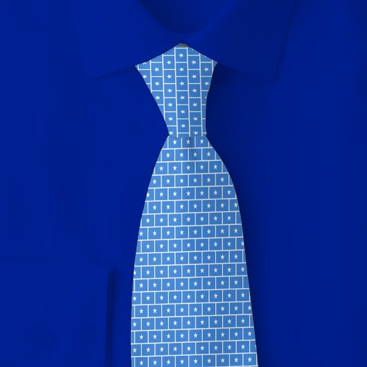 Somalia Flag Brick Pattern Stropdas