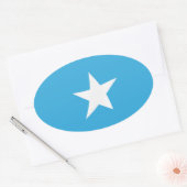 Somalia Vlag Sticker (Envelop)