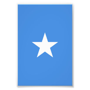 Somaliaanse vlag foto afdruk