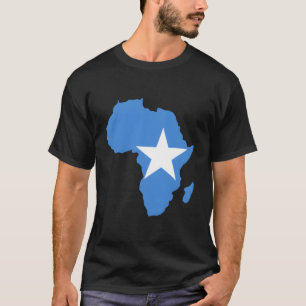 Somalian Pride Somalië Vlag Afrika Kaart Hoodie T-shirt