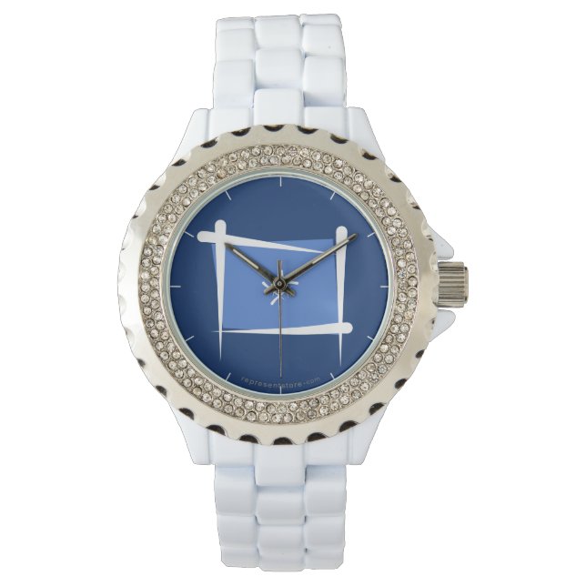 Somalië Brush Flag Horloge (Voorkant)