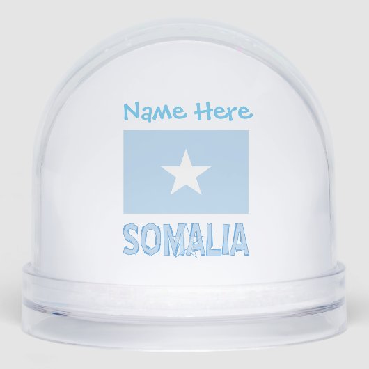 Somalie Drapeau bleu Personnalisation (Avant)